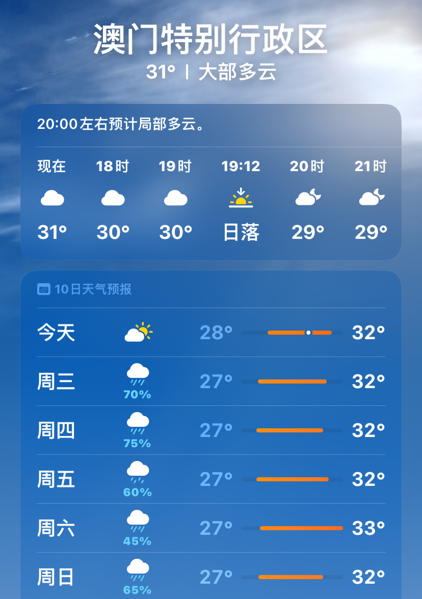 澳门六月天气与降雨模式的探究澳门六月份热吗